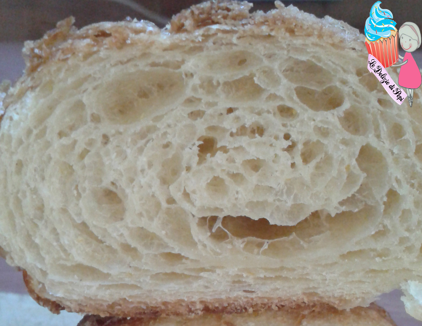 Cornetti sfogliati con lievito madre