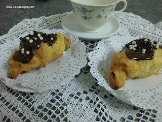 Cornetti superveloci, di pasta sfoglia e nutella !
