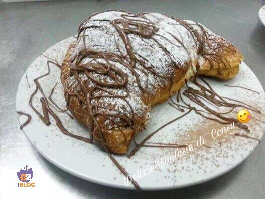 Cornetto gigante con nutella bimby