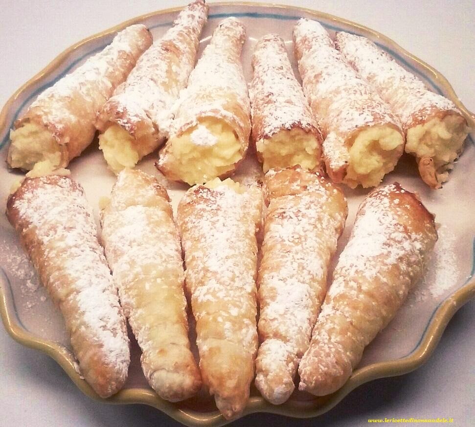 Cornicelli alla crema di nonna adele