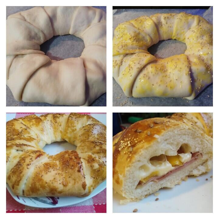Corona di panbrioche farcita