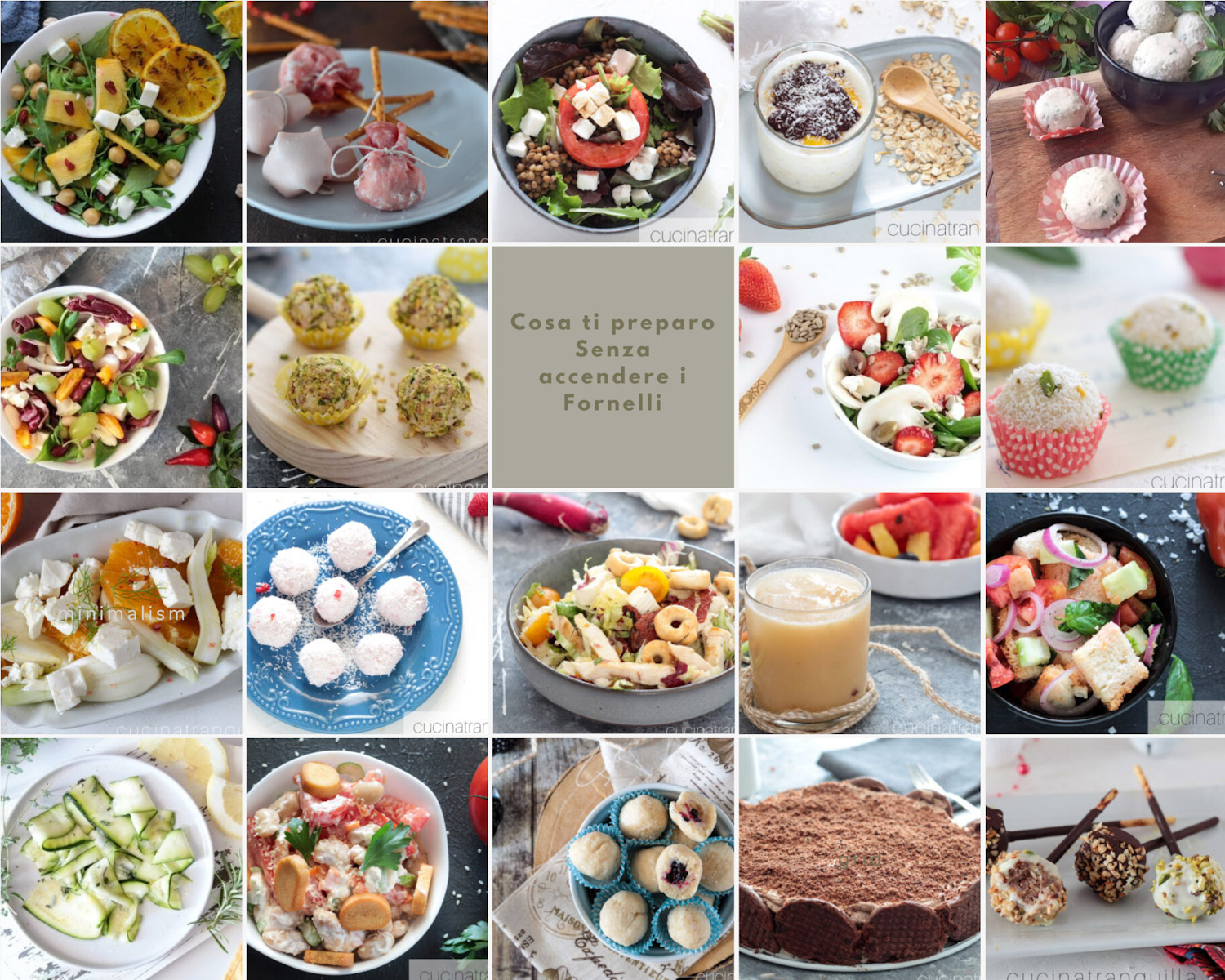 Cosa ti preparo senza accendere i fornelli. Ecco le ricette dolci e salate senza cottura facili e veloci