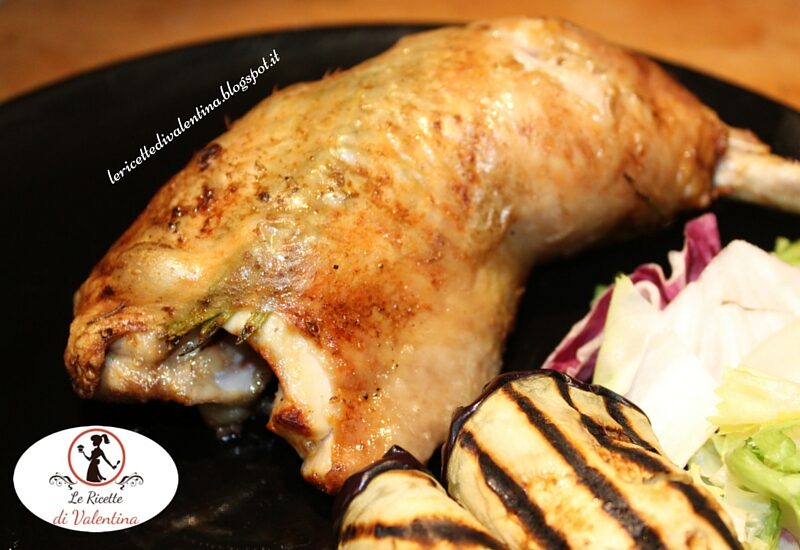 Cosce di pollo al limone nella friggitrice ad aria