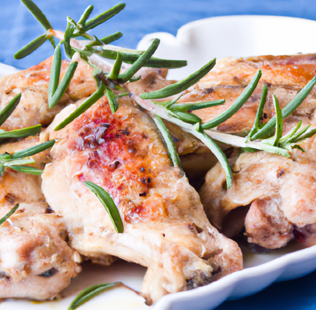 Cosce di pollo al rosmarino