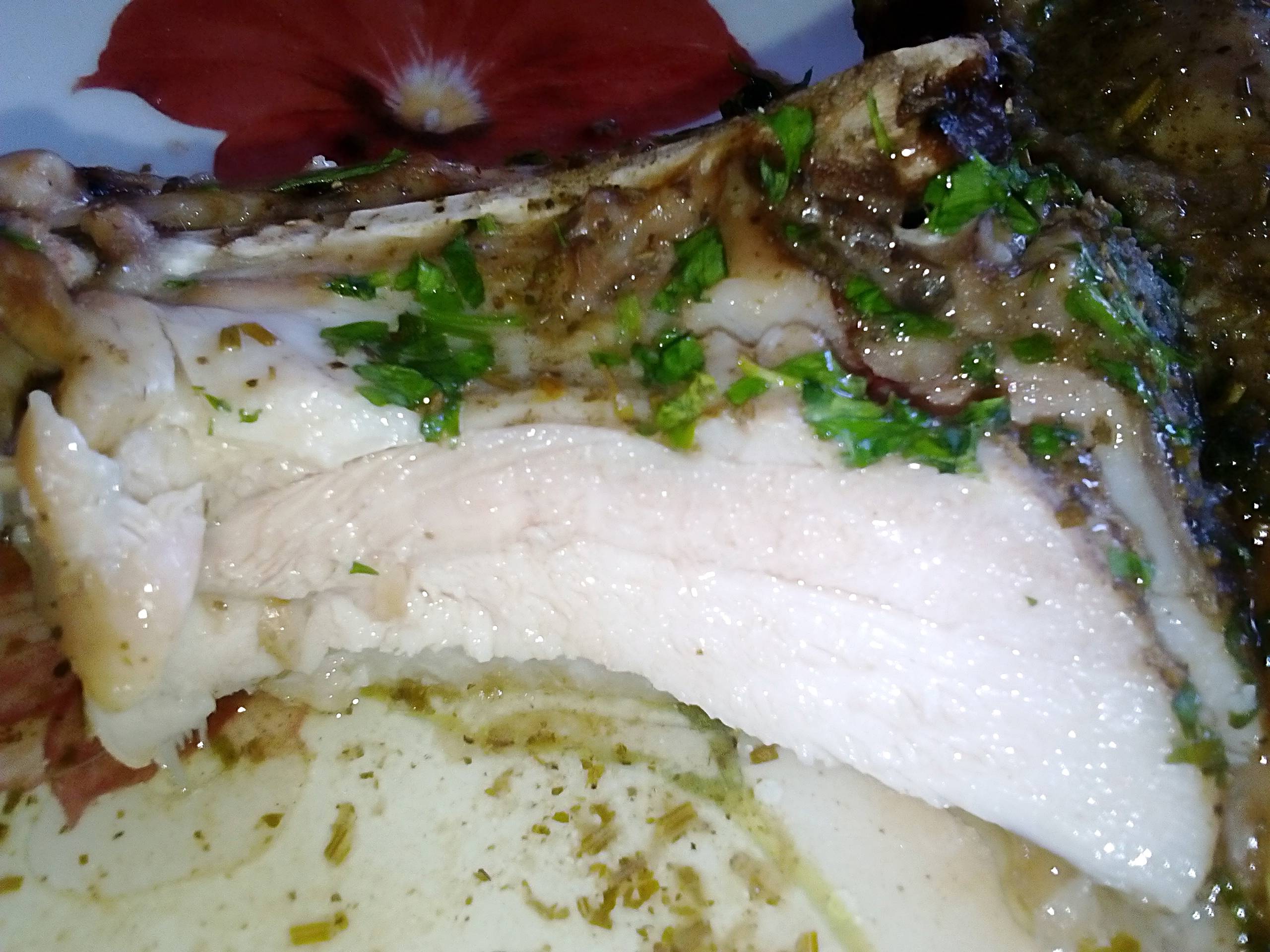 Cosce di pollo disossate al microonde