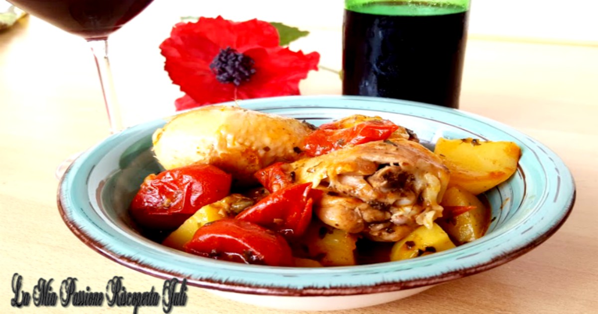 Cosce di pollo in padella