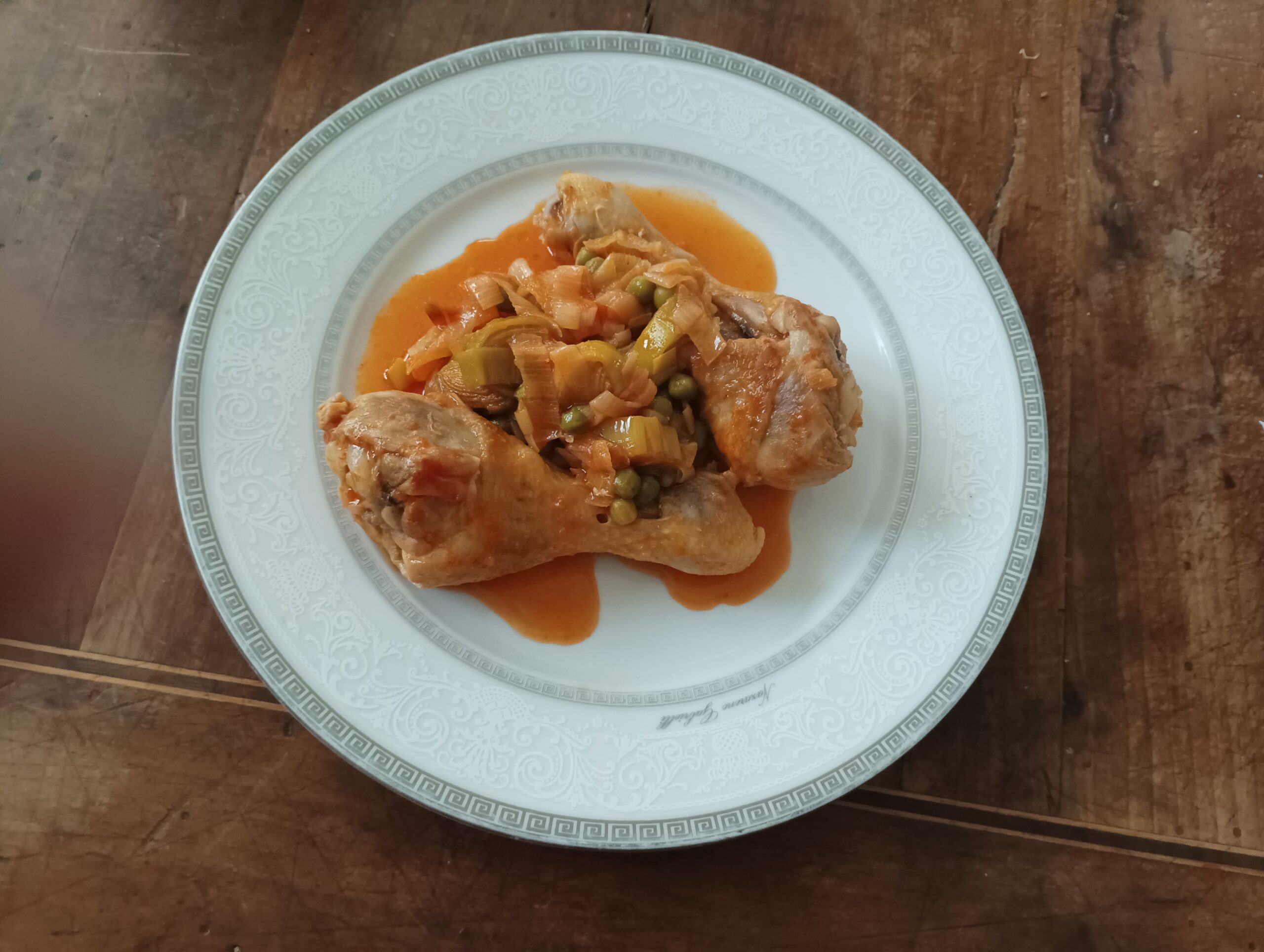 Cosce di pollo primavera