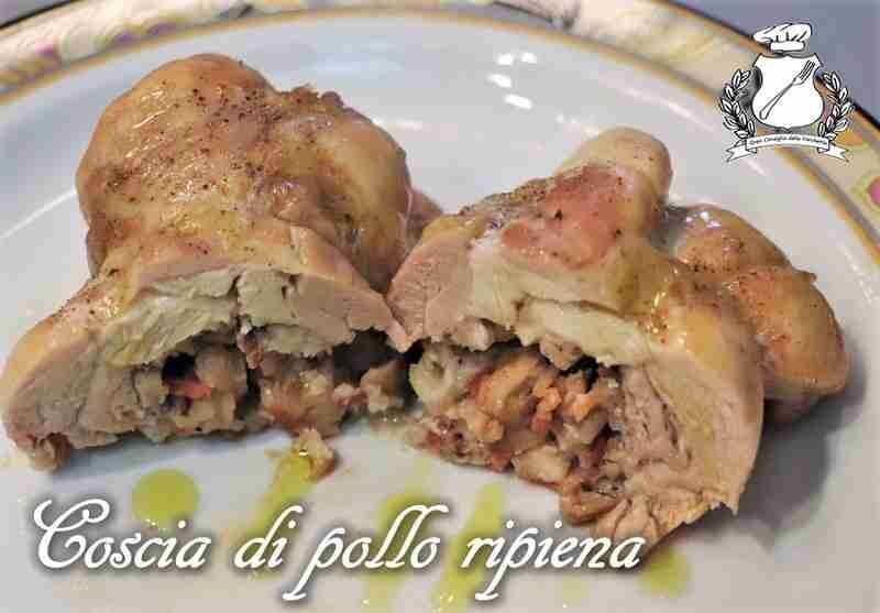 Cosce di pollo ripiene