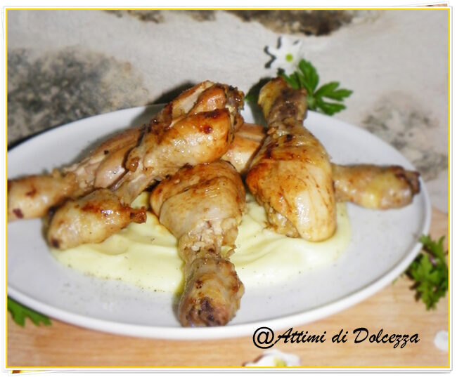 Cosce di pollo senza olio