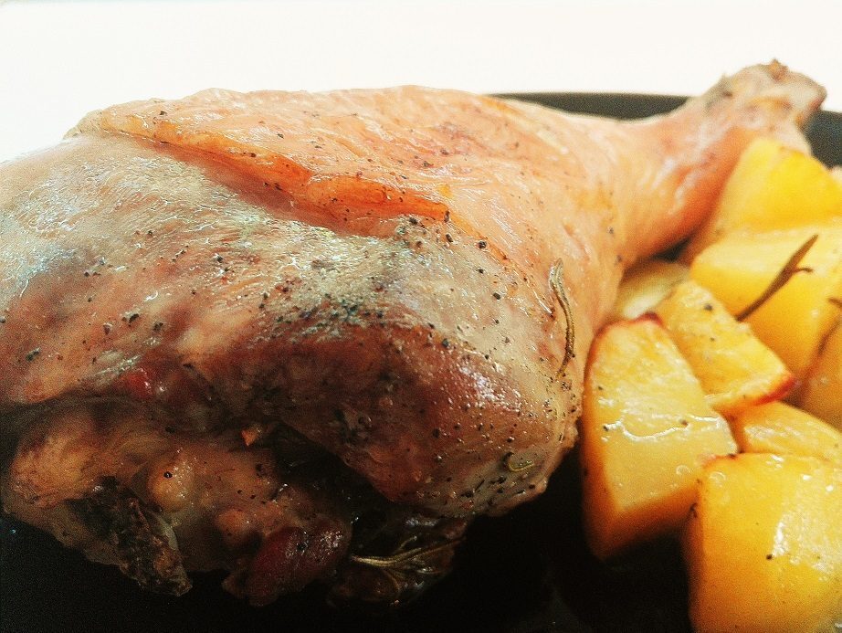 Cosciotto di tacchino al forno