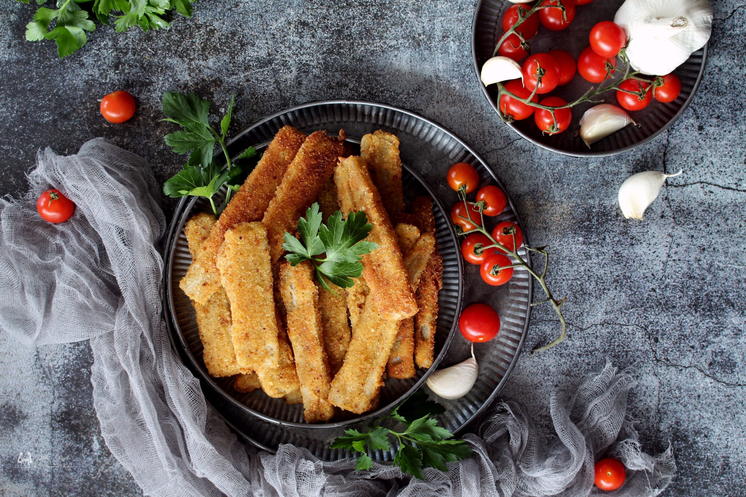 Coste di biete panate