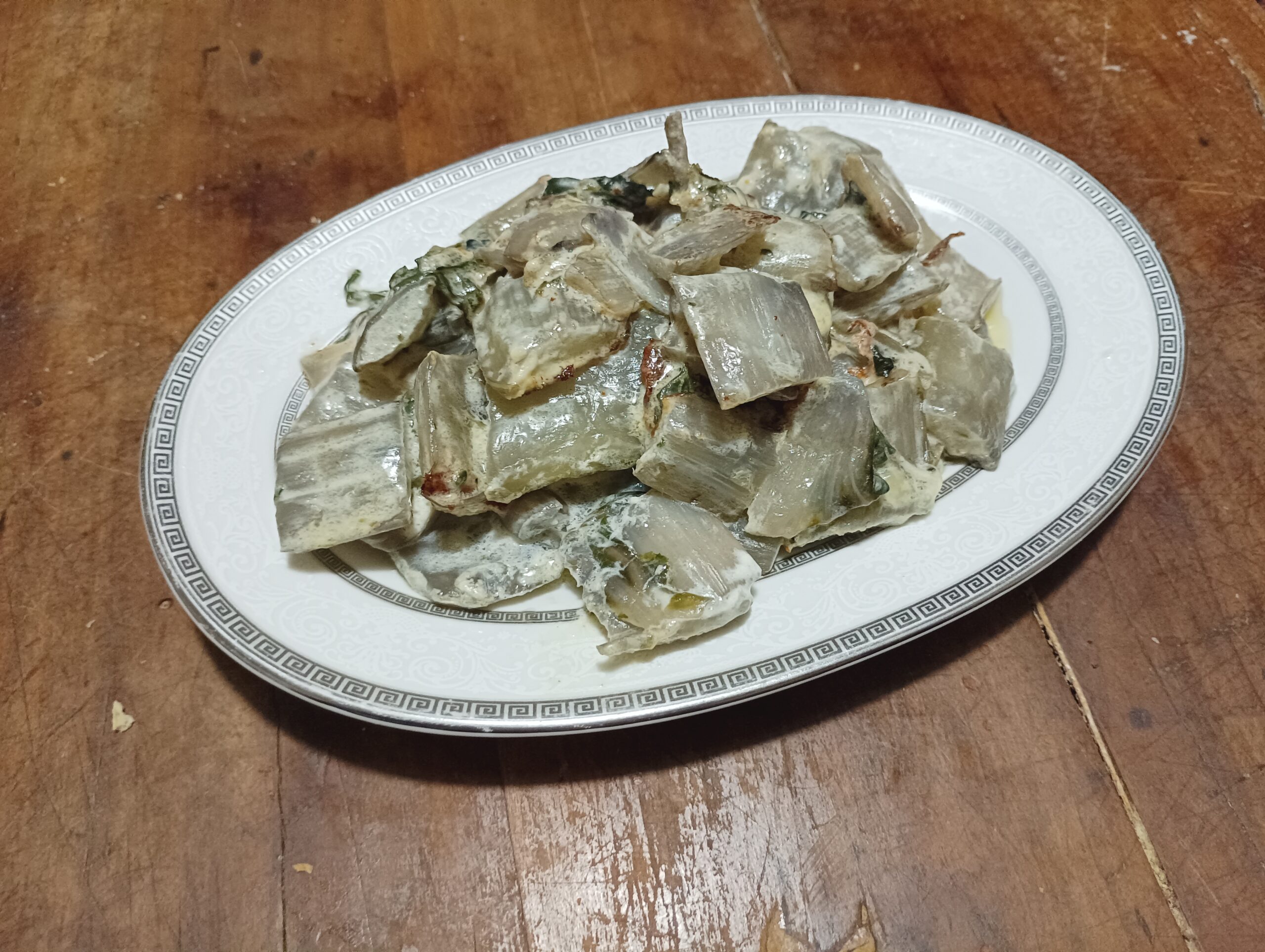 Coste di bietola alla crema di latte