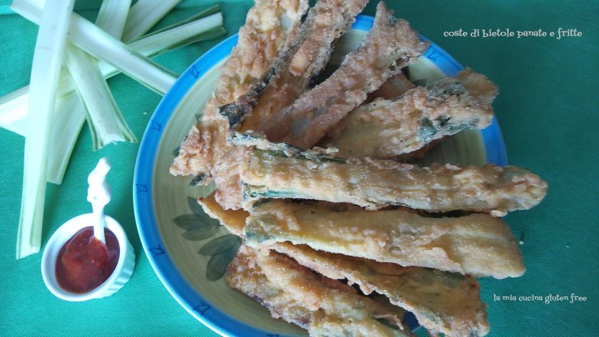 Coste di bietole fritte