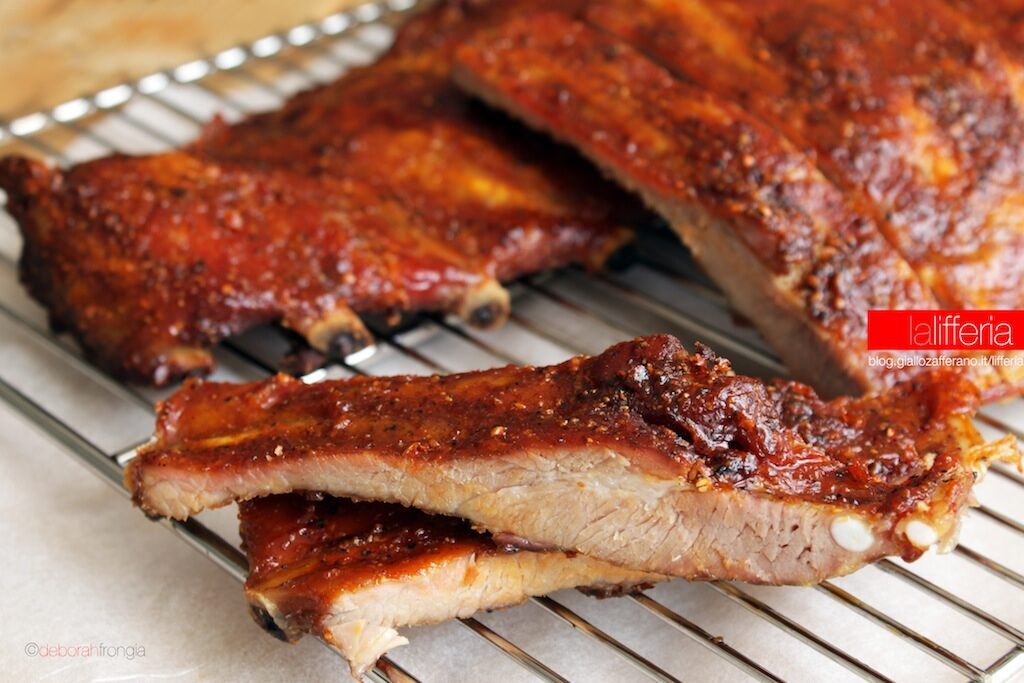 Costine al forno (bbq ribs alla texana)