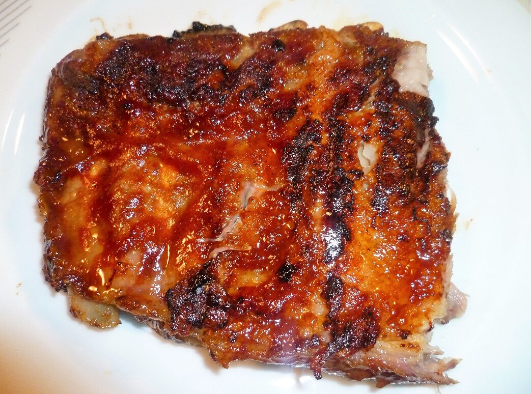 Costine di maiale in salsa barbecue