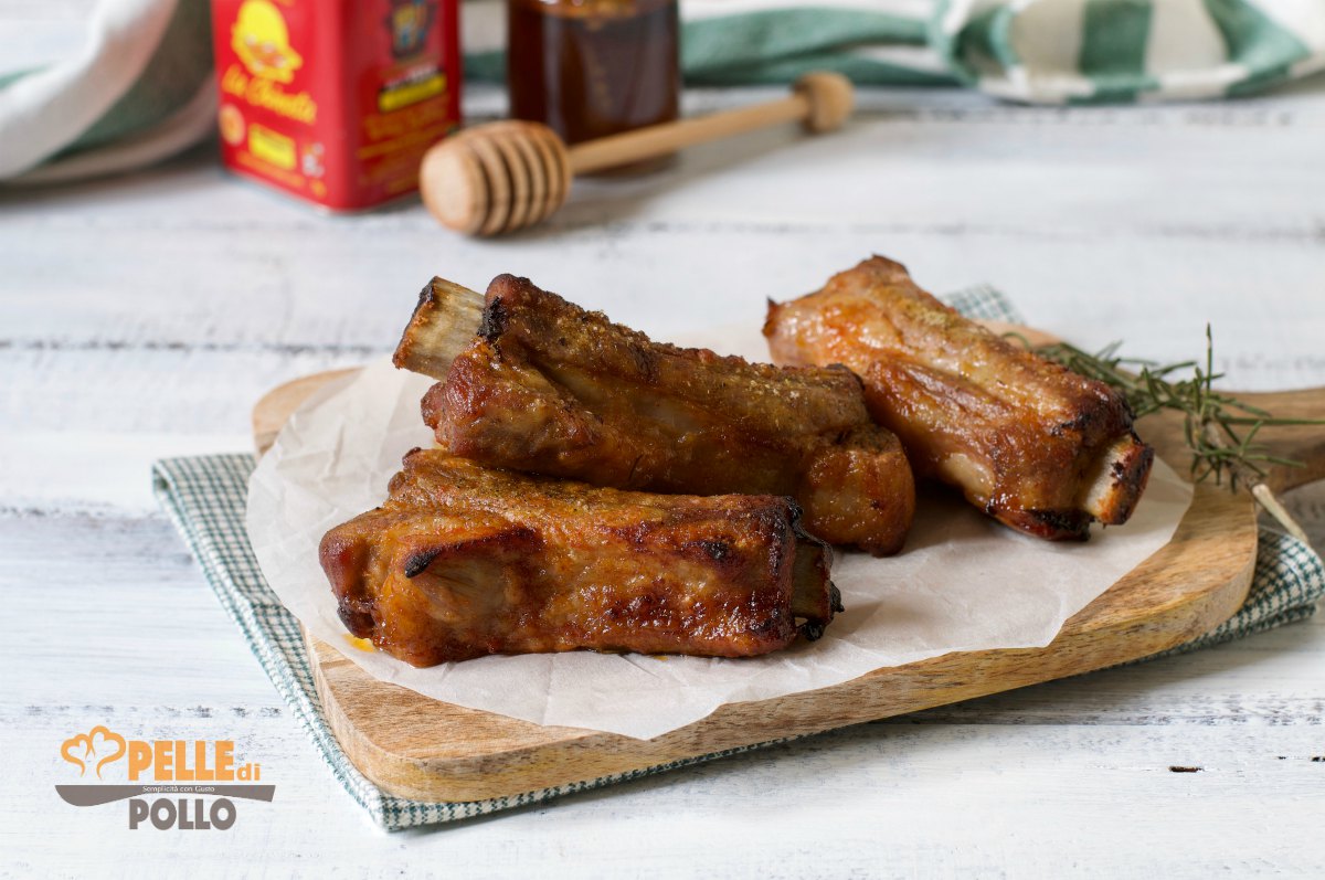 Costine di maiale piccanti al forno
