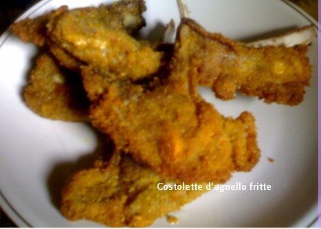 Costolette d’agnello fritte