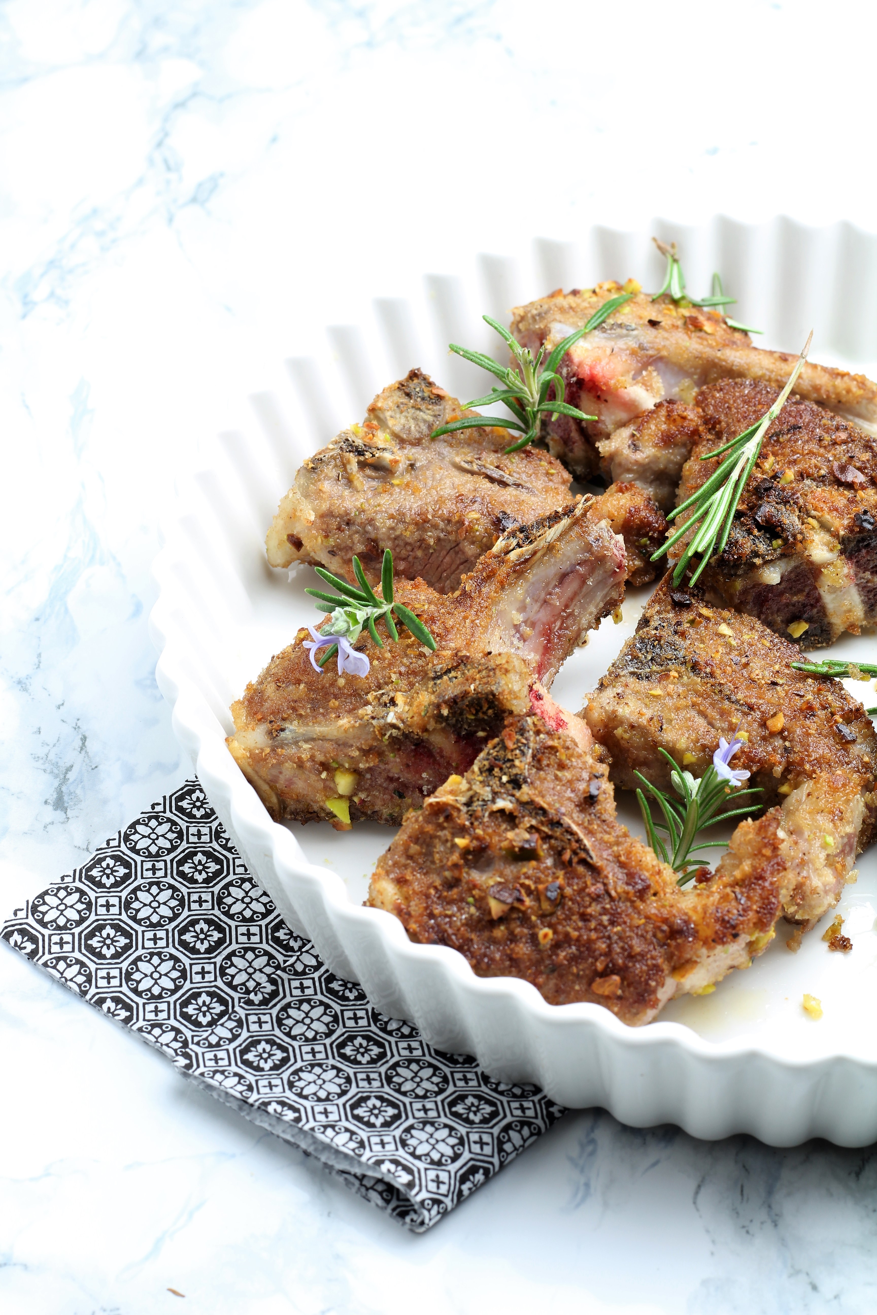 Costolette di agnello ai pistacchi