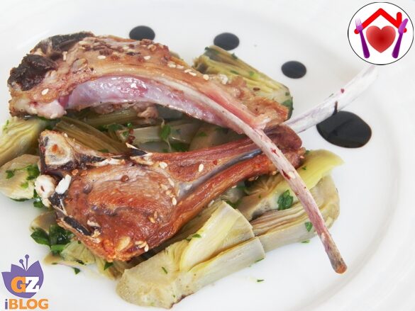 Costolette di agnello al sesamo
