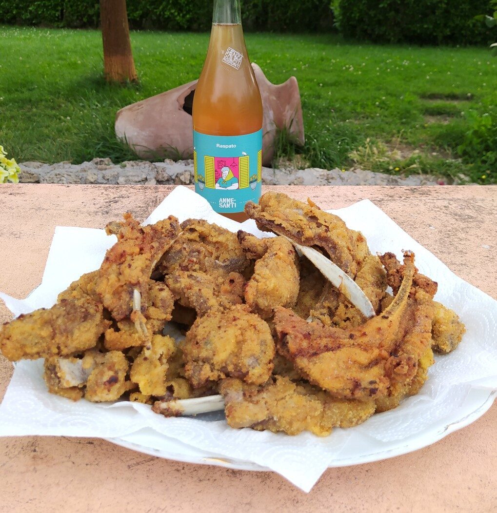 Costolette di cinghiale fritte