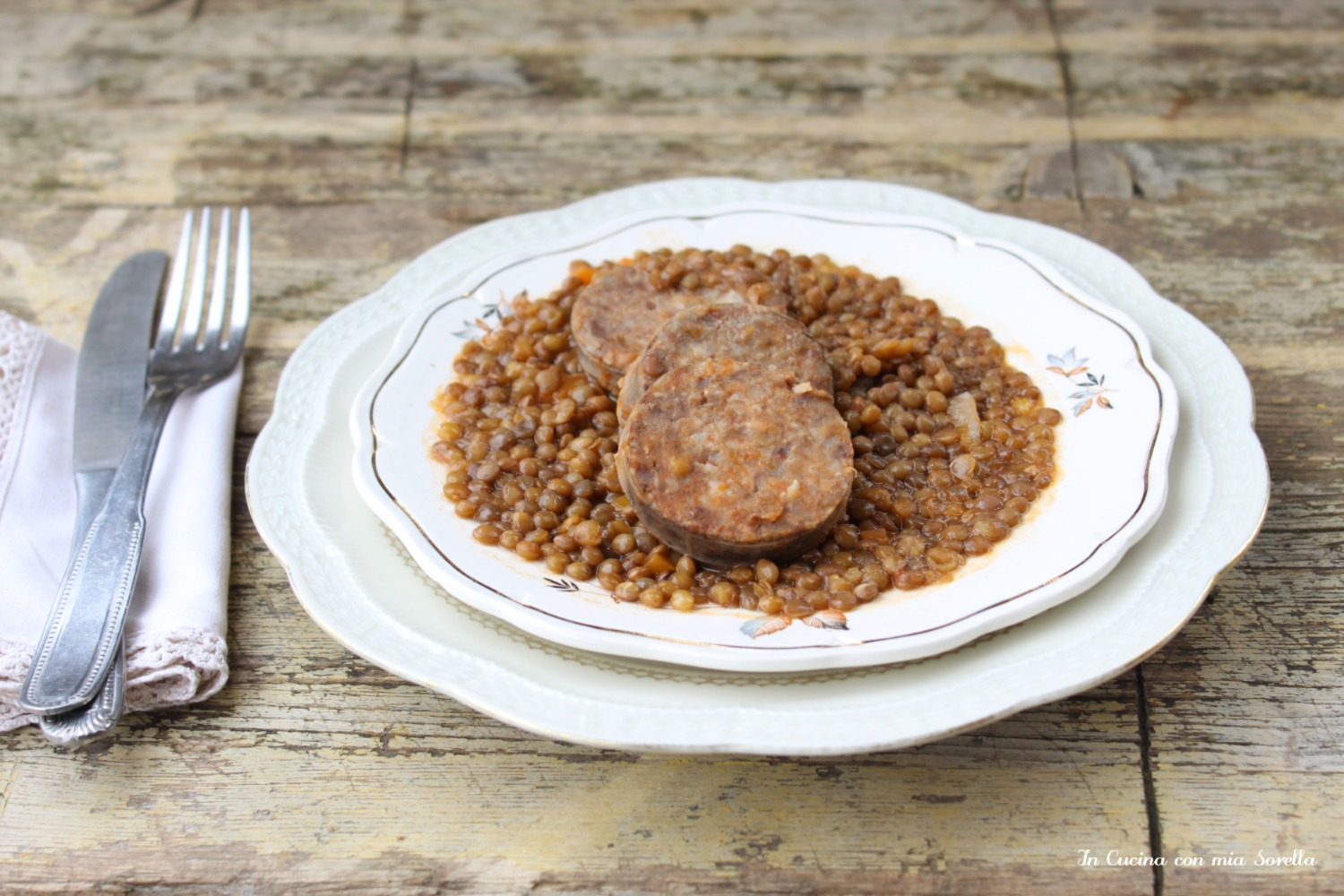 Cotechino con lenticchie