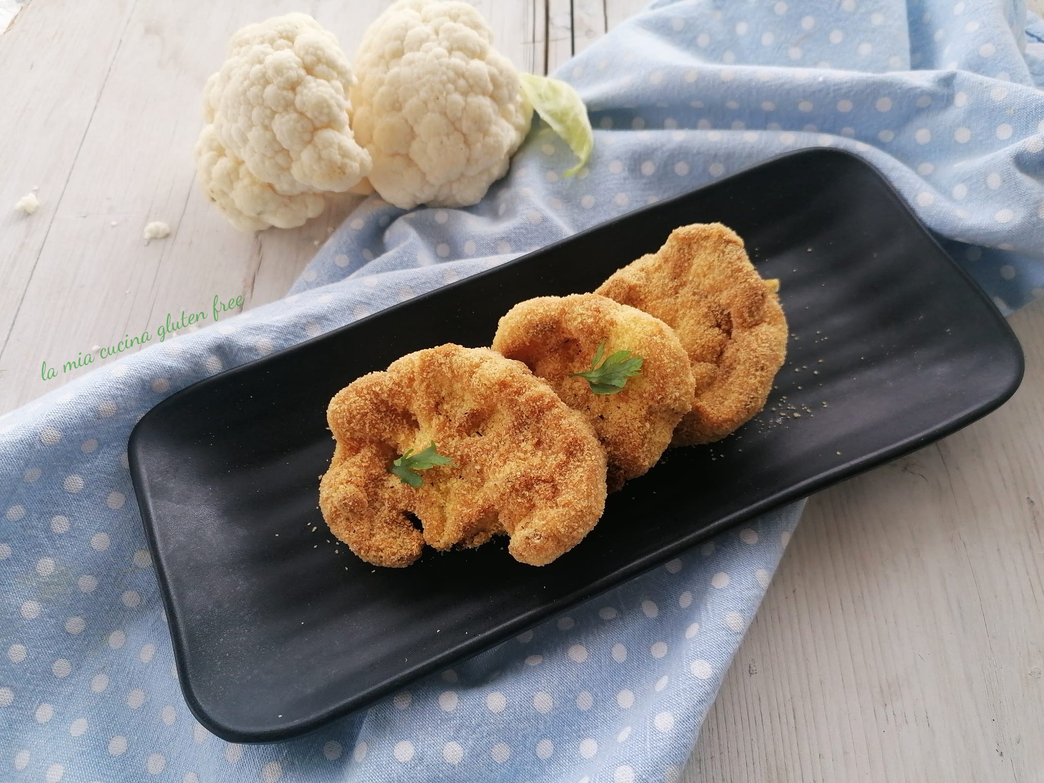 Cotoletta di cavolfiore senza glutine