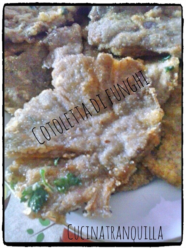Cotoletta di funghi