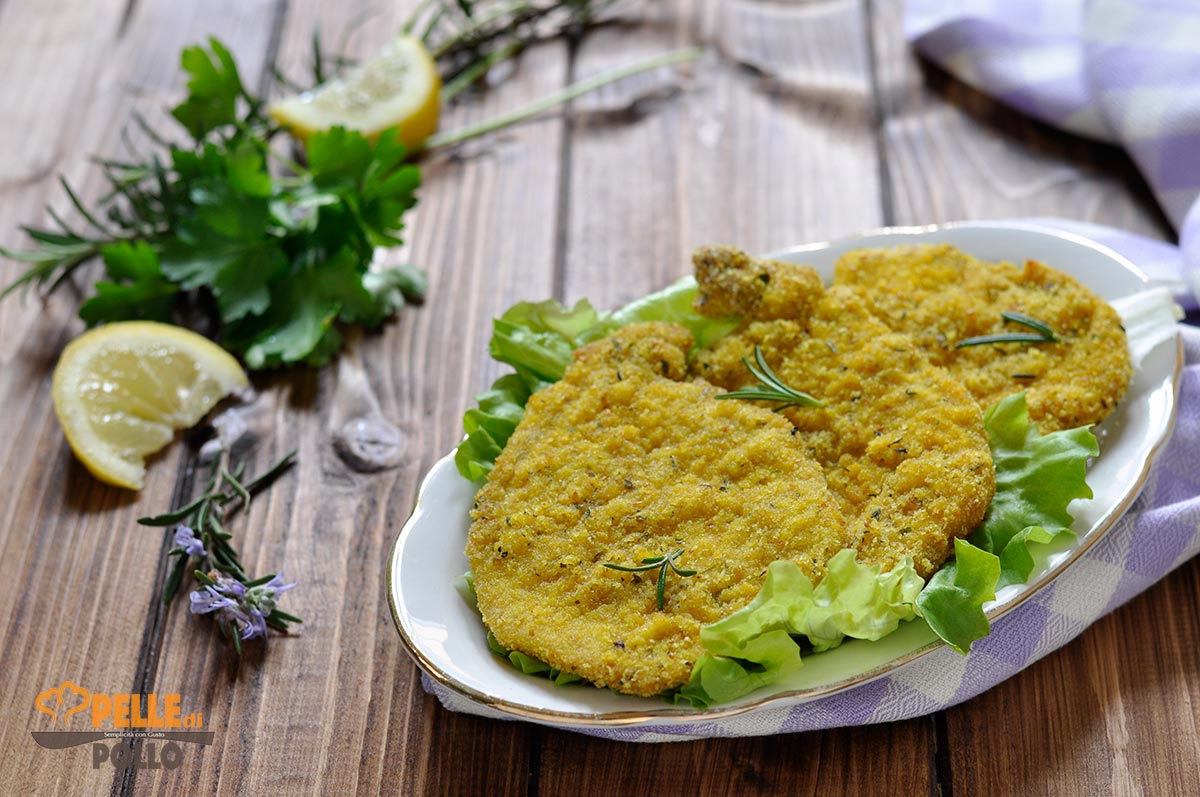 Cotolette al forno senza uova