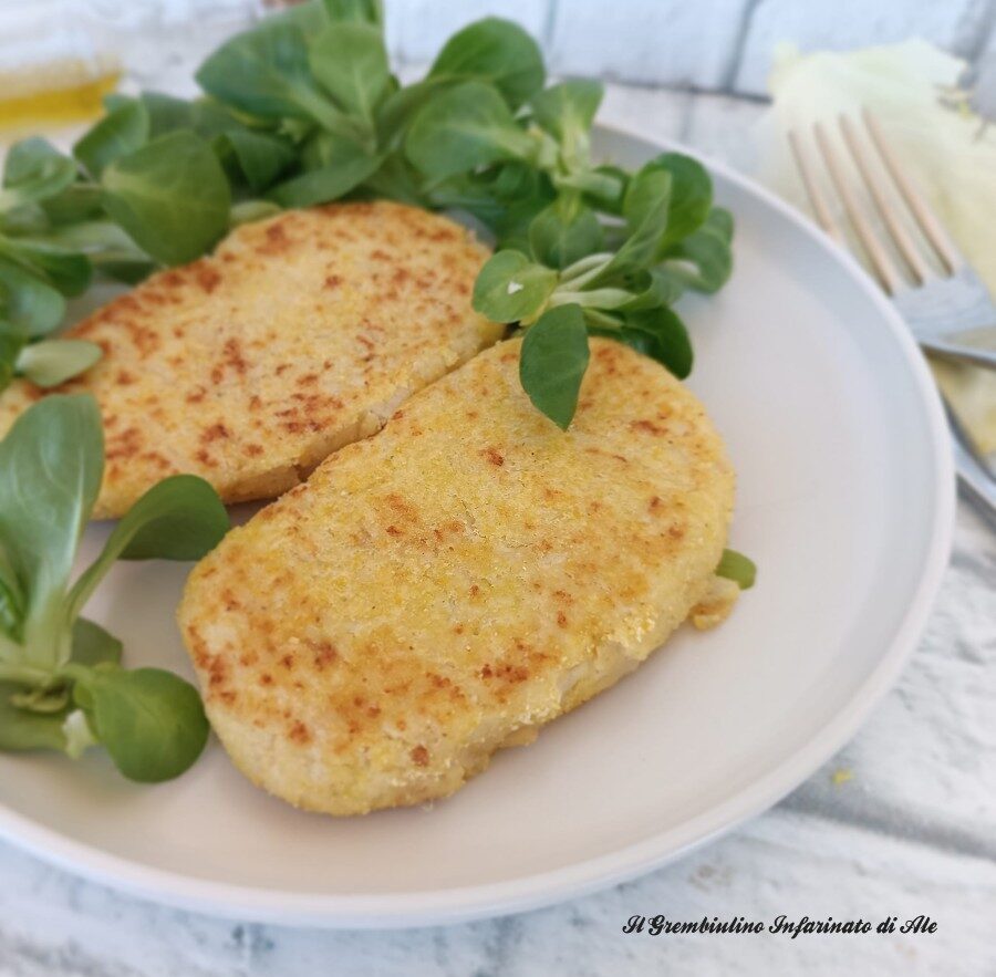 Cotolette di cavolfiore cannellini e feta greca