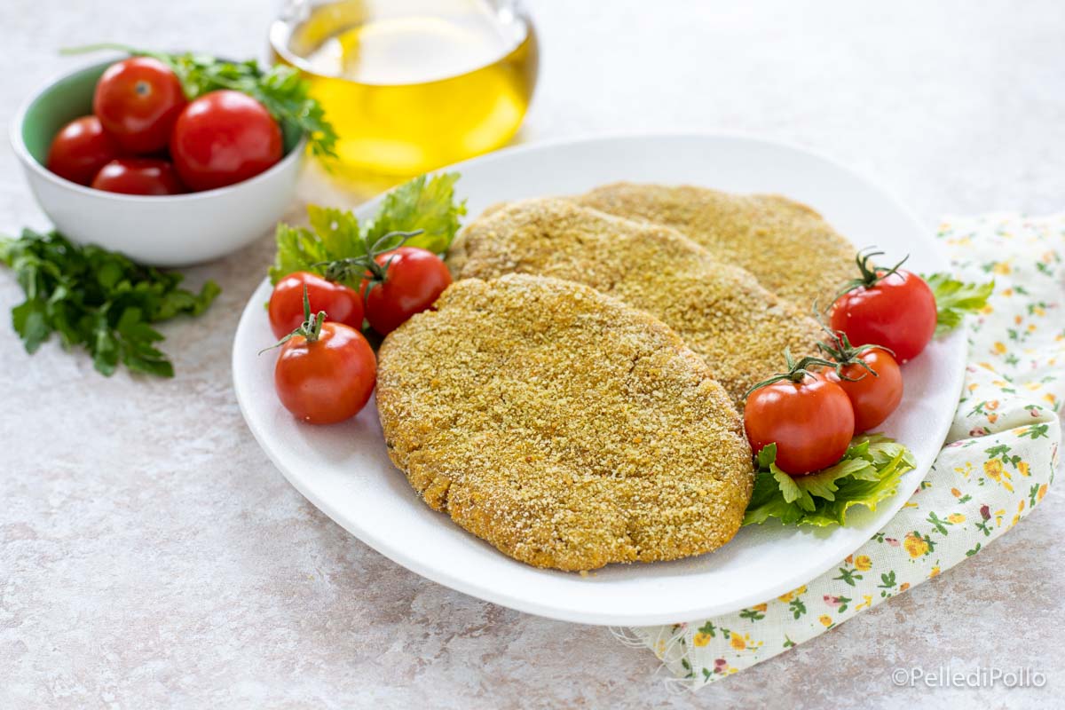 Cotolette di ceci al forno