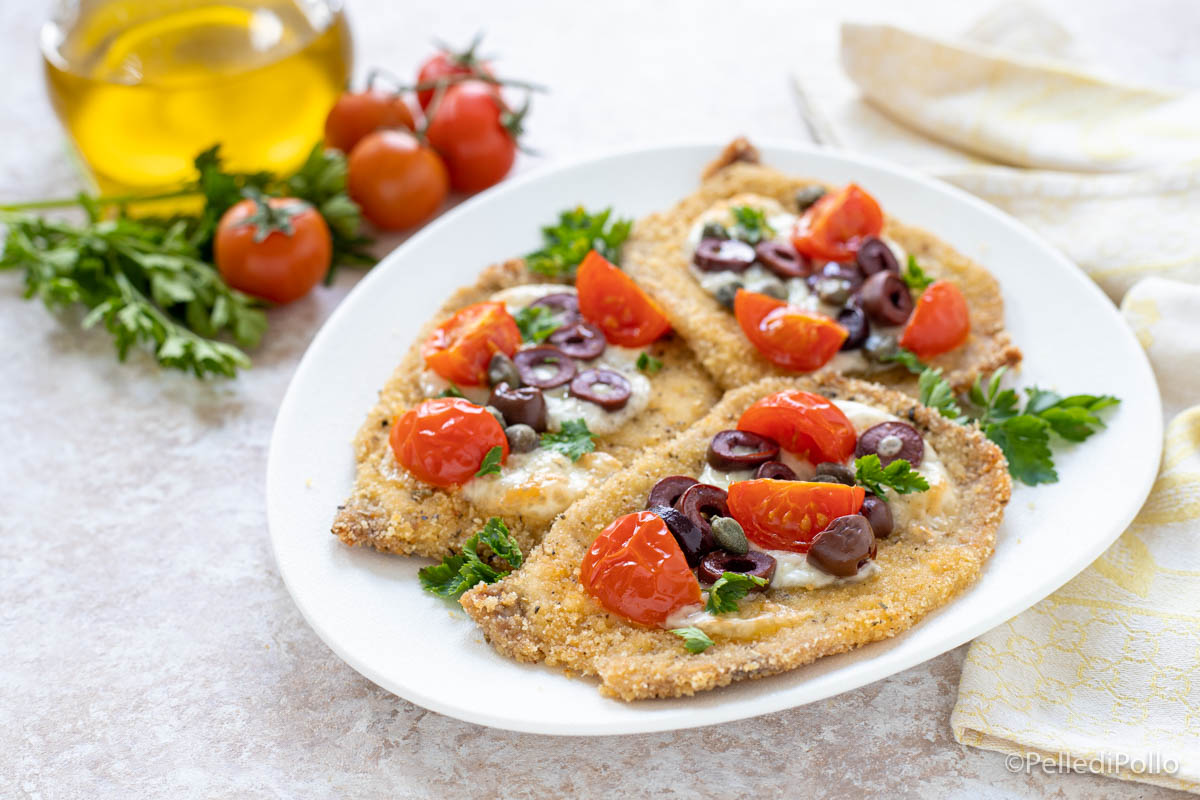 Cotolette di lonza alla mediterranea