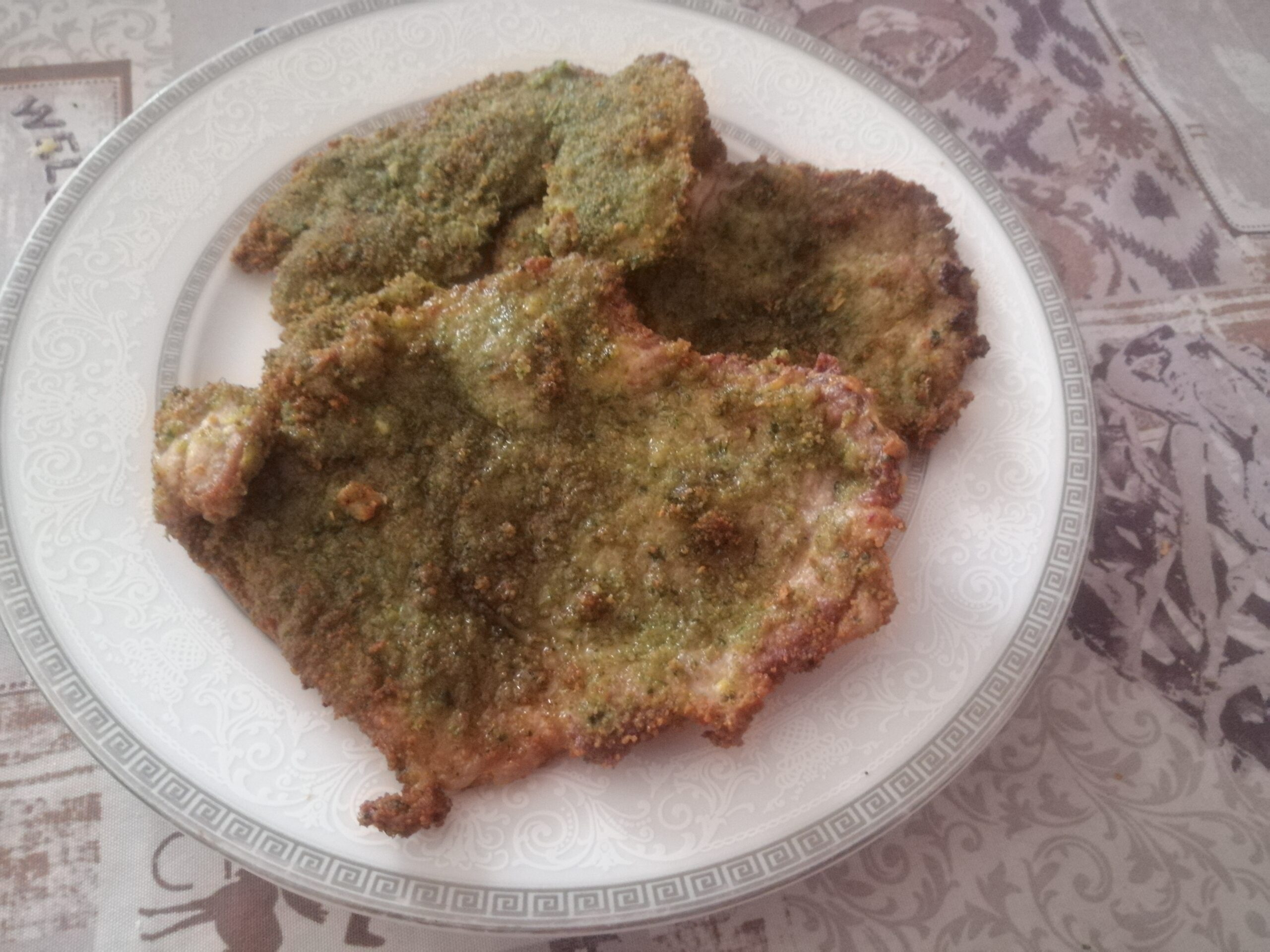 Cotolette di maiale con prezzemolo