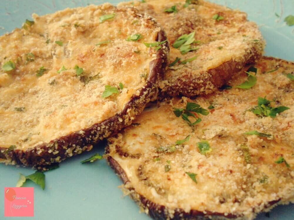 Cotolette di melanzane al forno light