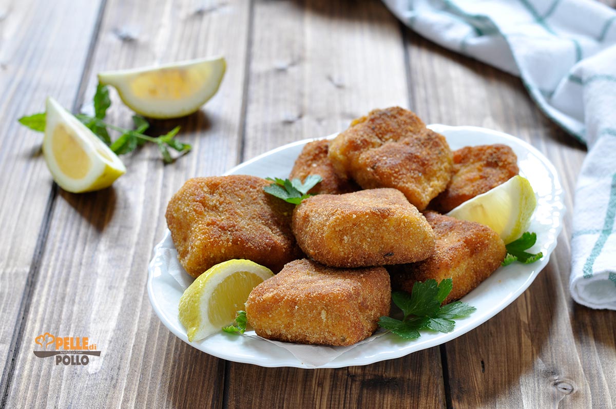 Cotolette di pesce persico