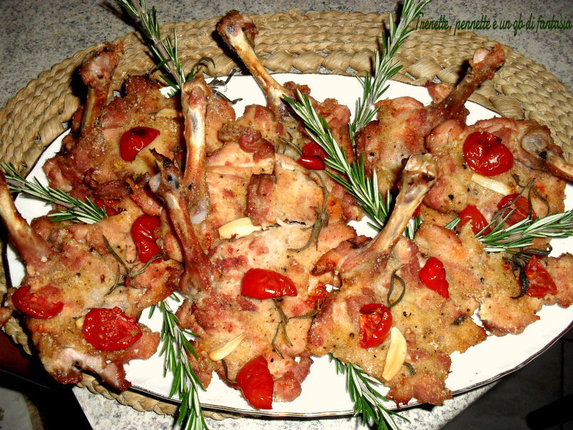 Cotolette di pollo agli aromi