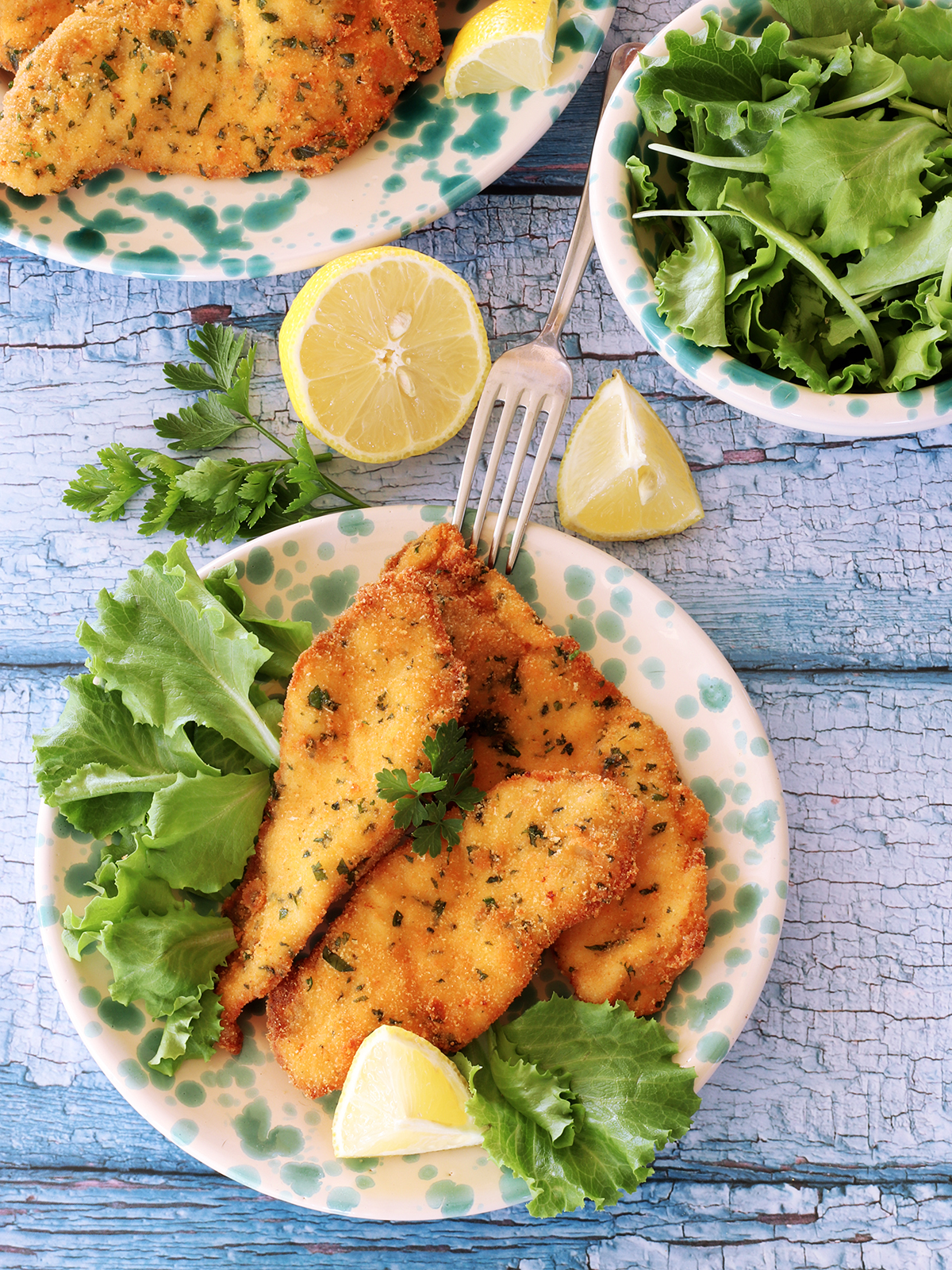 Cotolette di pollo alla caccamo (con panatura siciliana)
