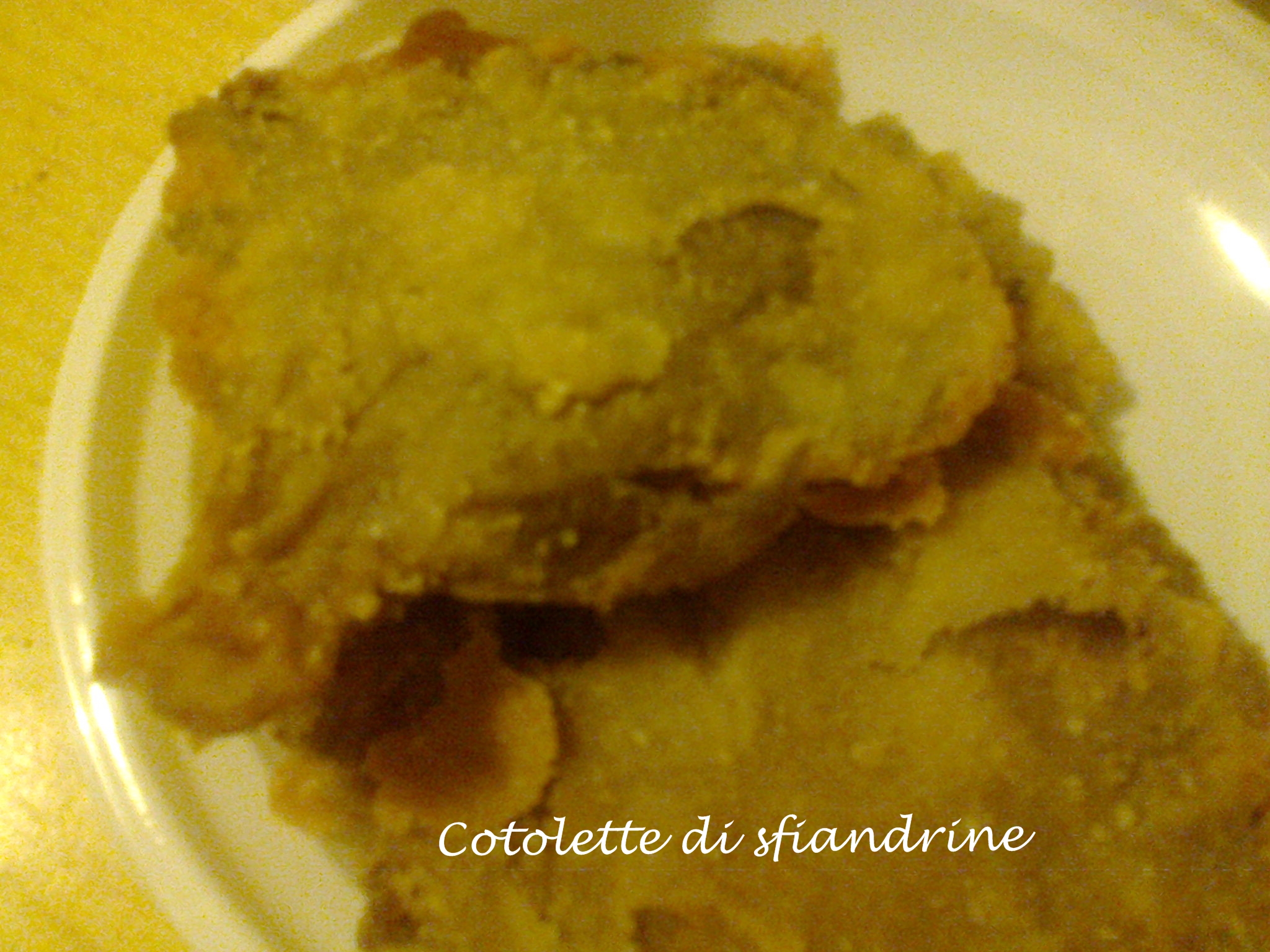 Cotolette di sfiandrine