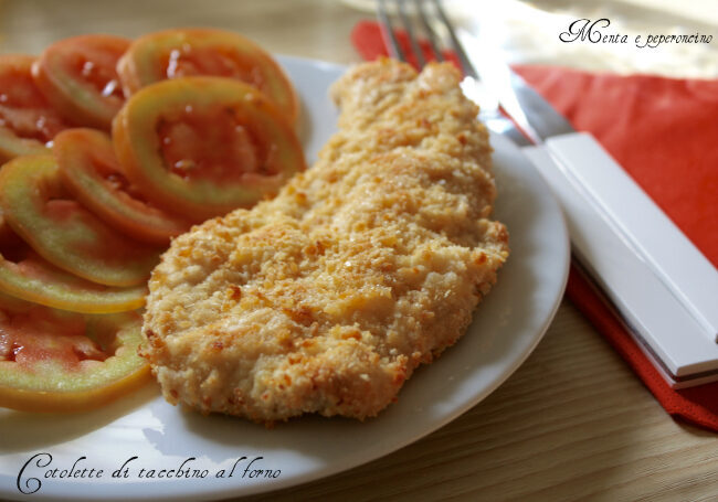 Cotolette di tacchino al forno