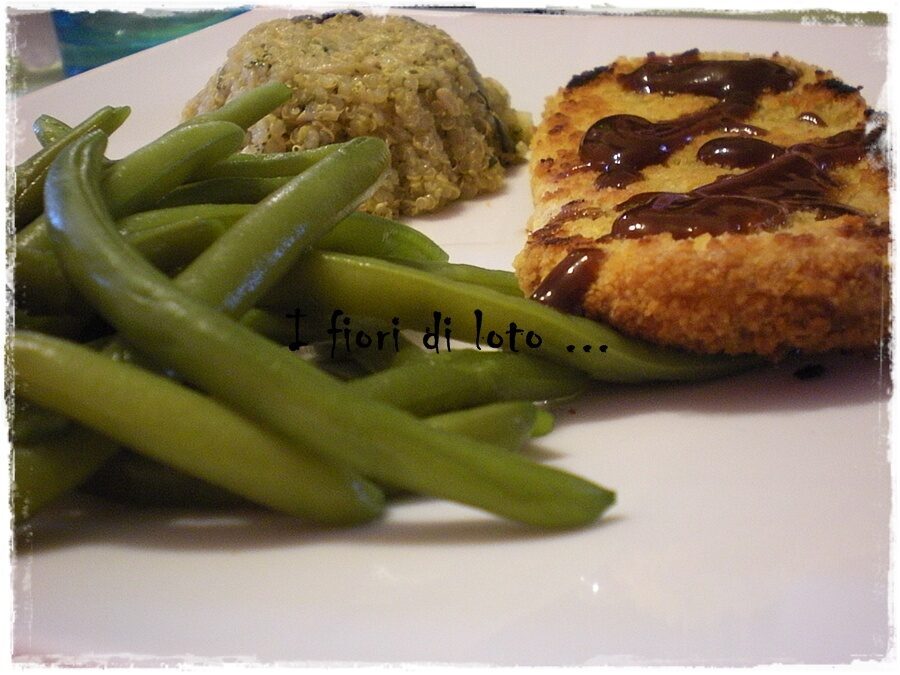 Cotolette di tofu e tortini di quinoa
