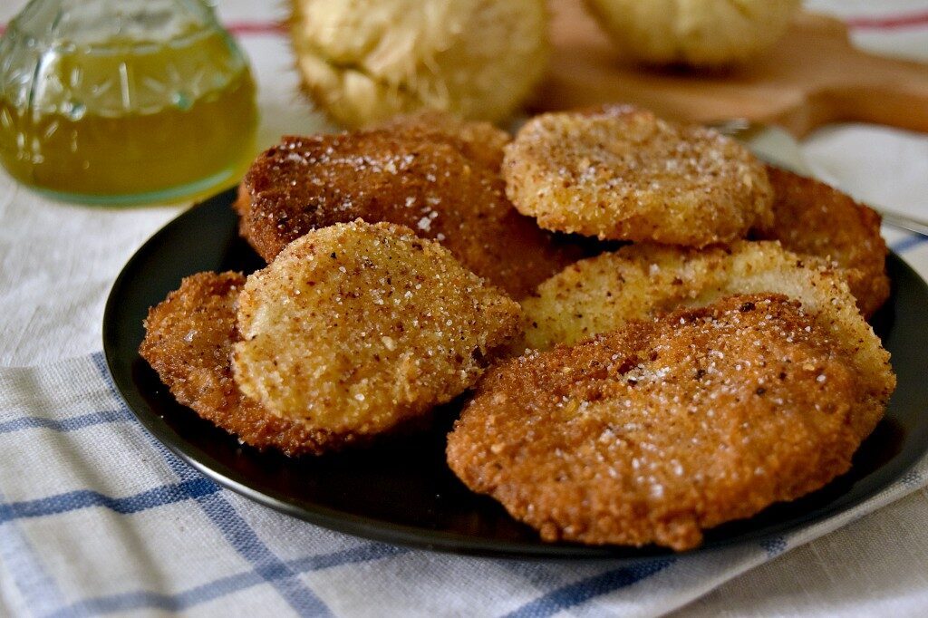 Cotolette di zucca spinosa o centenaria
