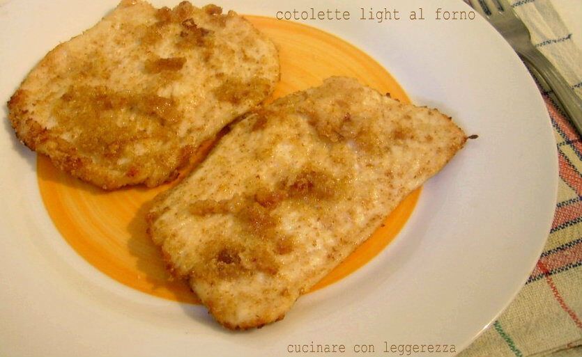 Cotolette light al forno