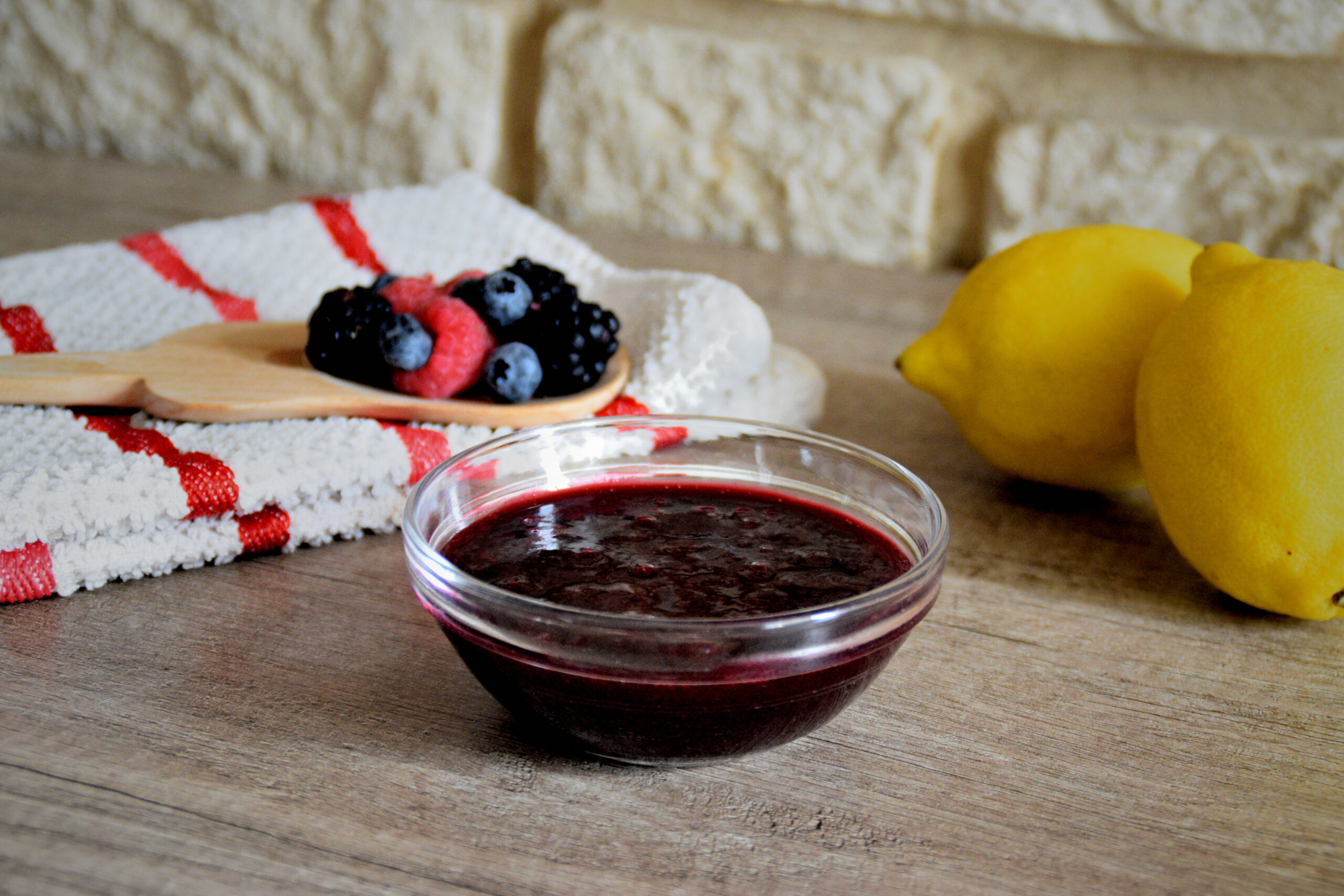 Coulis di frutta fresca fatta in casa