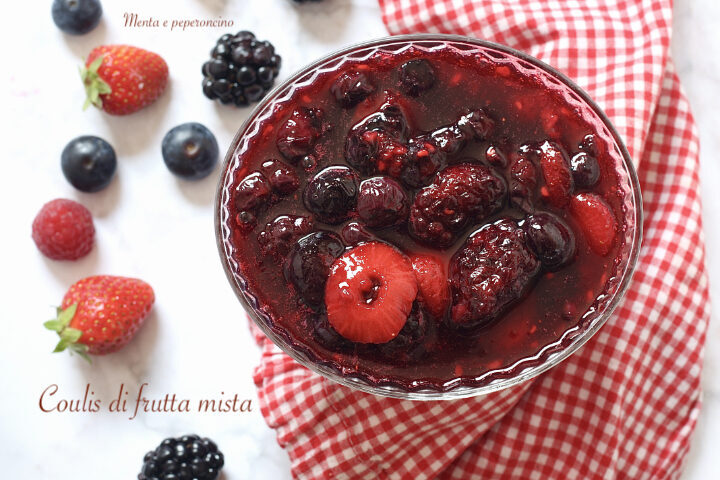 Coulis di frutta mista