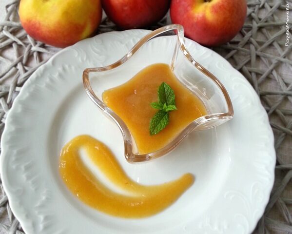 Coulis di pesche senza cottura