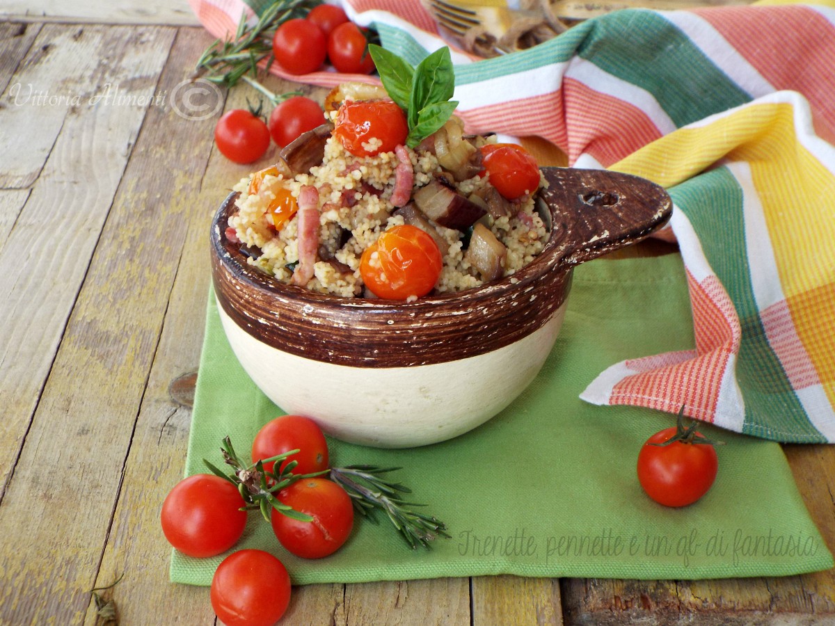 Cous cous ai sapori mediterranei