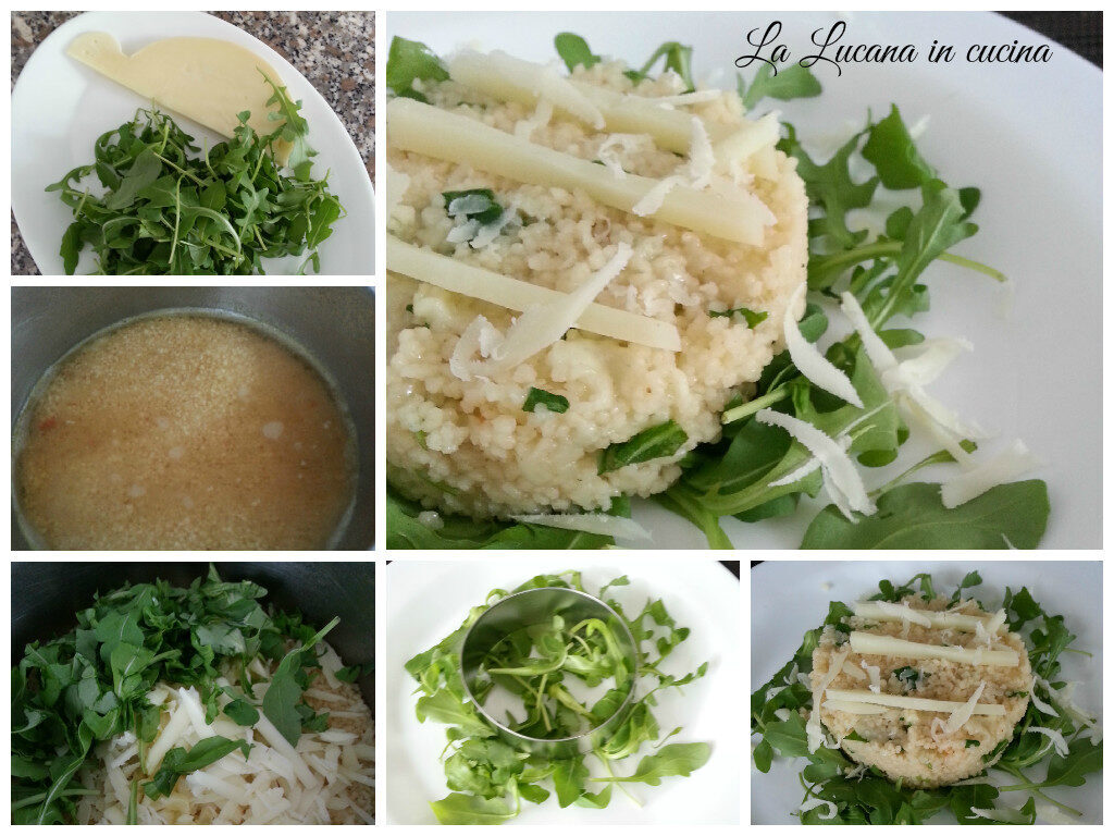 Cous cous al caciocavallo podolico e rucola
