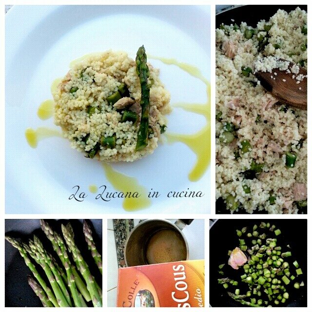 Cous cous asparagi, tonno e limone