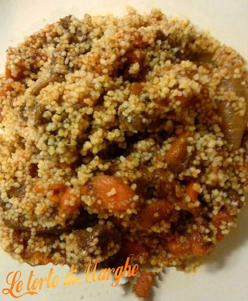 Cous cous con carne e verdure