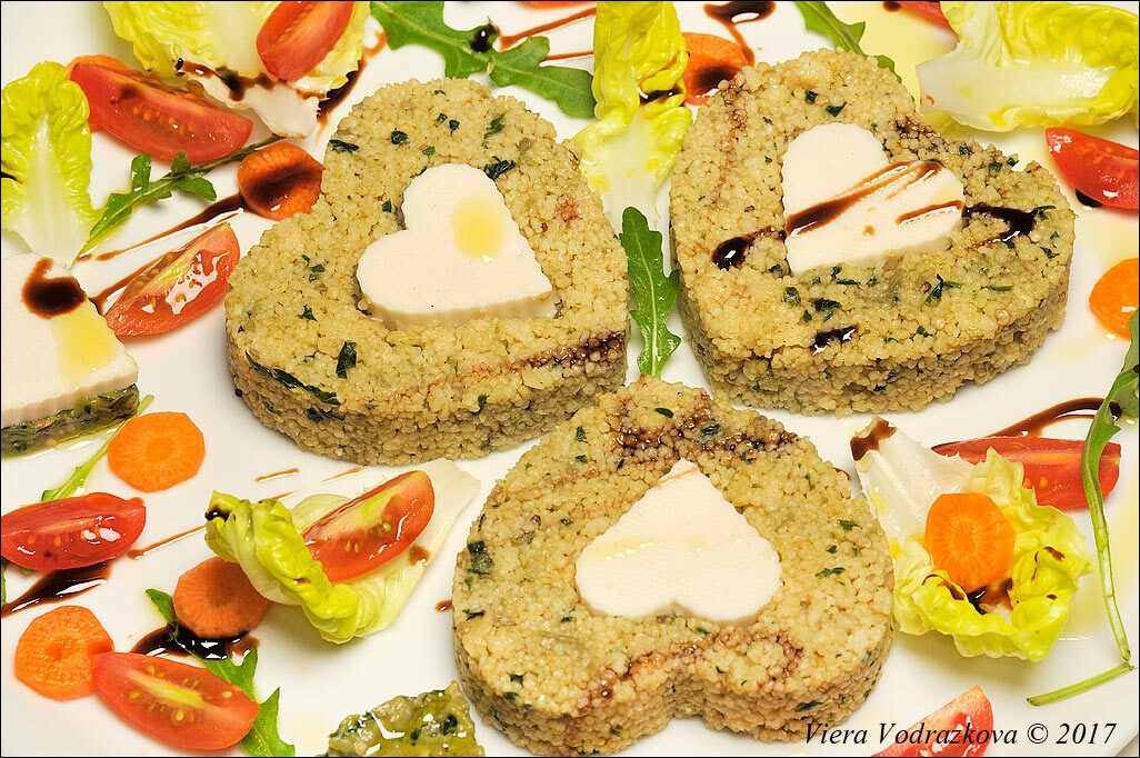 Cous cous con cuore di mozzarisella