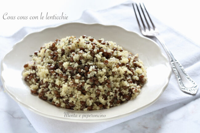 Cous cous con le lenticchie